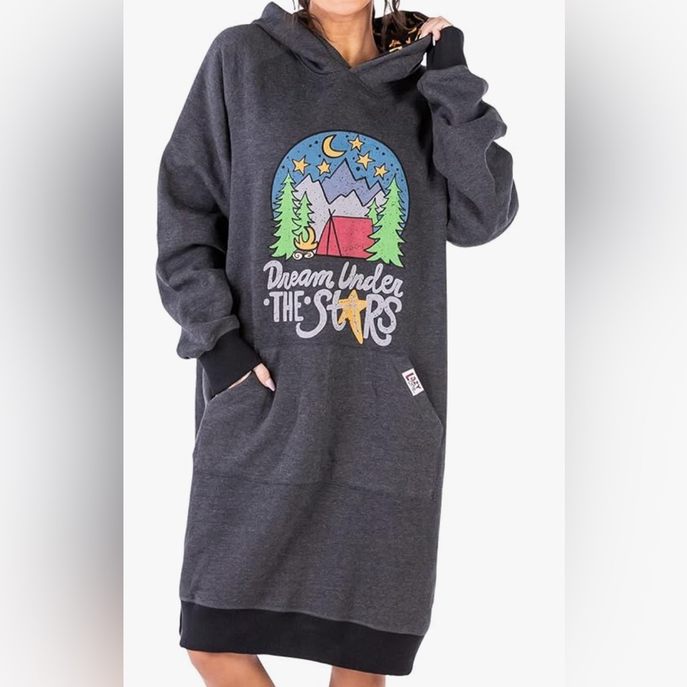 Lazy One Oversized Hoodie Sweatshirt